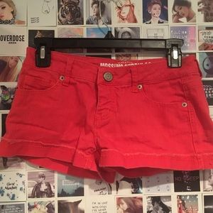 Mossimo colorful red shorts NWOT